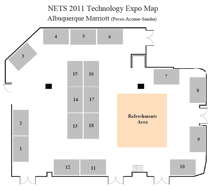 NETS 2011 Expo Map